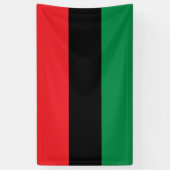 UNIA-vlag - Wereldwijde negersverbetering Spandoek (Verticaal)