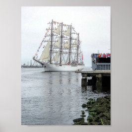 Uniaal hoog schip poster