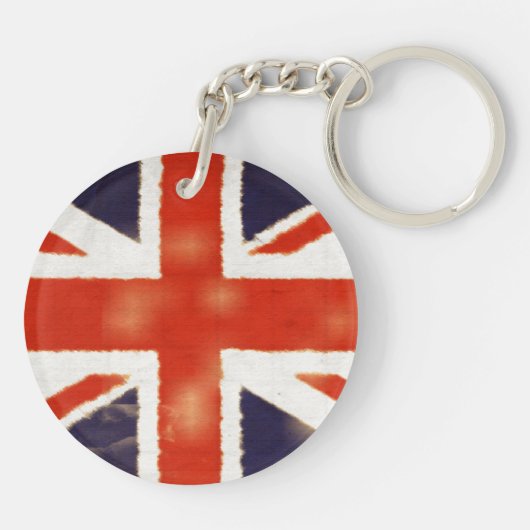  uniale acrylrondSleutelhanger Sleutelhanger (Achterkant)