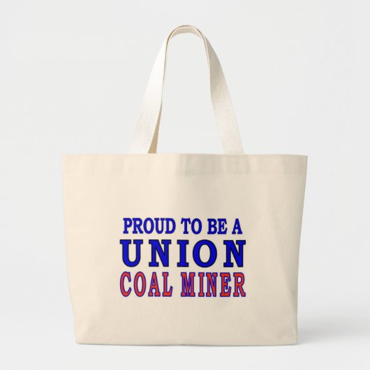 UNIALE MINISTER VAN STEENKOOL GROTE TOTE BAG (Voorkant)