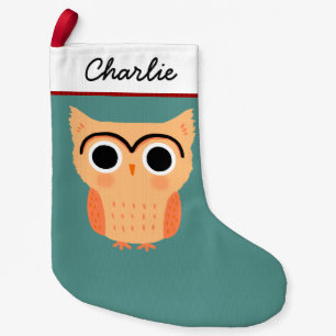 Unibrow Uil Grappige Schattigee uil vakantie Kleine Kerstsok