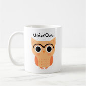 UnibrOwl | Funny Cute Eyebrows Owl Koffiemok (Links)