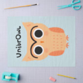 UnibrOwl | Funny Cute Eyebrows Owl Tissuepapier (Craft)