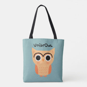 UnibrOwl   Grappige Schattigee uil Tote Bag