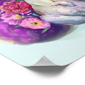 Unibunny Kisses Jackalope Magical Love Poster (Hoek)