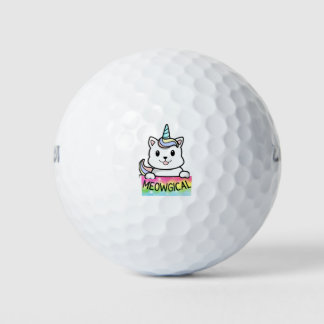 Unicat Caticorn Meowgical Unicorn Cat Mannen Golfballen