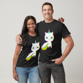Unicat Caticorn Meowgical Unicorn Cat Mannen T-shirt (Unisex)