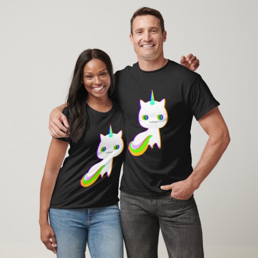 Unicat Caticorn Meowgical Unicorn Cat Mannen T-shirt (Unisex)