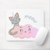 Unicat Cloud Meow Mouse Pad Muismat (Met muis)