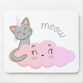 Unicat Cloud Meow Mouse Pad Muismat