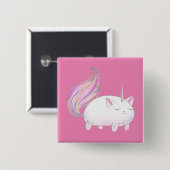 Unicat Vierkante Button 5,1 Cm (Voorkant /achterkant)