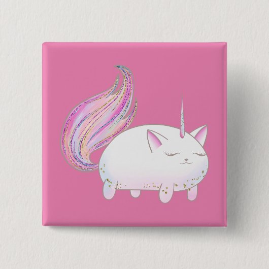 Unicat Vierkante Button 5,1 Cm (Voorkant)