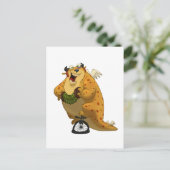 Unicordionistisch Briefkaart op de wing (Staand voorkant)