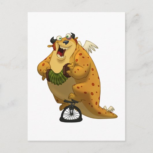 Unicordionistisch Briefkaart op de wing (Voorkant)