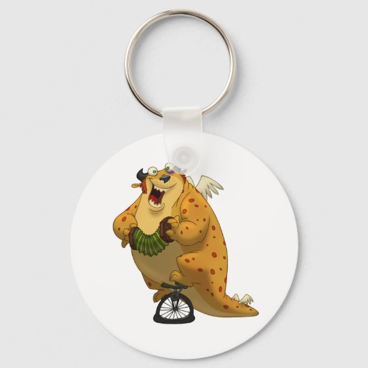 Unicordionistische Sleutelhanger met vleugelkleed (Voorkant)