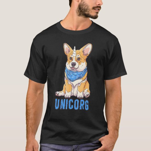 Unicorgi dog   Breed corgi   nice T-shirt (Voorkant)