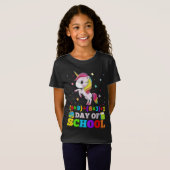 Unicorn 100 dagen slimmer t-shirt (Voorkant volledig)