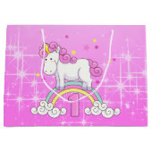Unicorn 1st Birthday Large Cadeautasje (Voorkant)