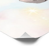 Unicorn 1stBirthday Party Personalized Welcome Perfect Poster (Hoek)