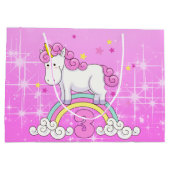 Unicorn 3rd Birthday Groot Cadeauzakje (Achterkant)