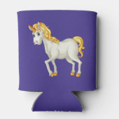 Unicorn aangepaste monogram koelbox blikjeskoeler (Achterkant)