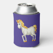 Unicorn aangepaste monogram koelbox blikjeskoeler (Blikje Achterkant)