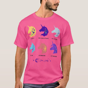 Unicorn Academy Eenhoorn Silhouetten Grafisch T-shirt