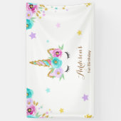 Unicorn achtergrond | poster Unicorn | Unicorn ban Spandoek (Verticaal)