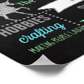 Unicorn Adult Birthday-schaakbord Poster (Hoek)