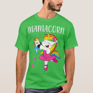 Unicorn Adult Women Mamacorn Unicorm Moeders T-shirt
