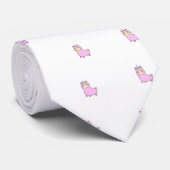 UNICORN ALPACA LLAMA shirten, accessoires, giften Stropdas (Opgerold)