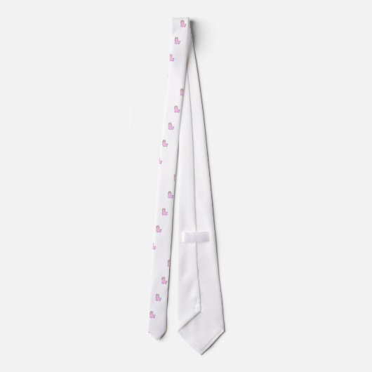 UNICORN ALPACA LLAMA shirten, accessoires, giften Stropdas (Achterkant)