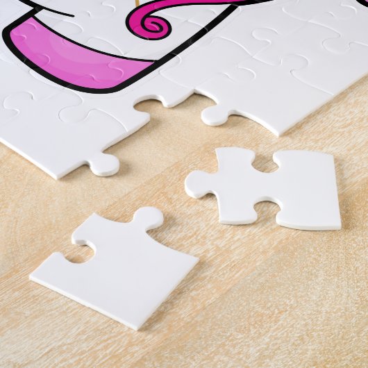Unicorn als Archer met Bow en Pijl Legpuzzel (Zijkant)