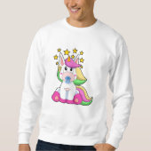 Unicorn als Baby met Pacifier Trui (Voorkant)