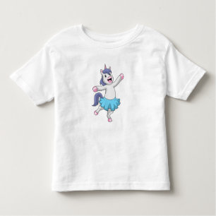 Unicorn als Ballerina in Ballet Kinder Shirts