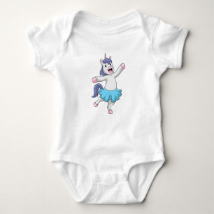 Unicorn als Ballerina in Ballet Romper