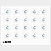 Unicorn als Ballerina in Ballet Ronde Sticker (Vel)