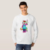 Unicorn als schilder t-shirt (Voorkant volledig)