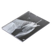 Unicorn and Dandelion spiral photo notebook Notitieboek (Linkerzijde)