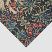 UNICORN AND DEER, FLOWERS, BOSBOUWDIEREN TISSUEPAPIER (Detail)