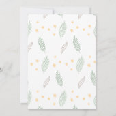 Unicorn and Dinosaur Invitations. Editable Digital Kaart (Achterkant)