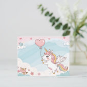 Unicorn and Friends Under the Sun Briefkaart (Staand voorkant)