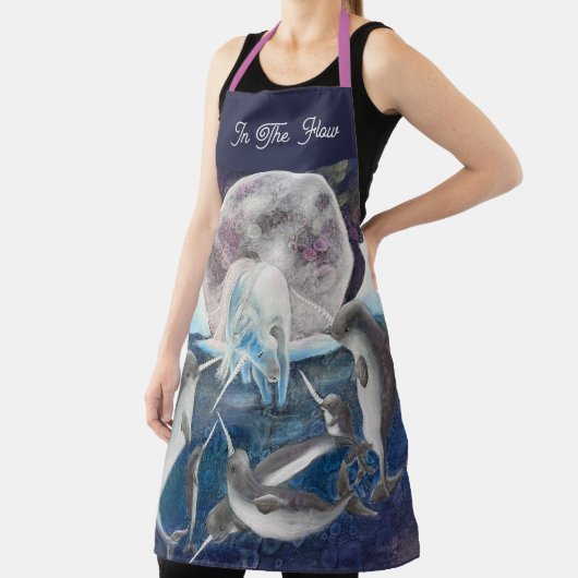 Unicorn and Narwhals Whimsical Art Schort (Insitu)