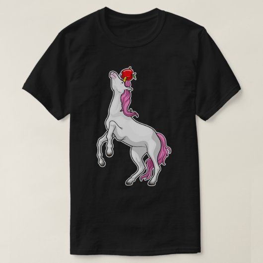 Unicorn Apple Fruit T-shirt (Design voorkant)