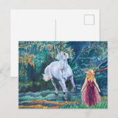Unicorn Art Briefkaart (Voorkant / Achterkant)