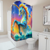 Unicorn Art Douchegordijn (In situ)
