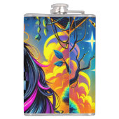 Unicorn Art Heupfles (Achterkant)