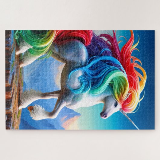Unicorn Art Legpuzzel (Horizontaal)