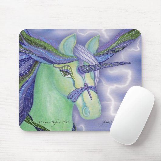 Unicorn Art Mousepad Muismat (Met muis)