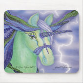 Unicorn Art Mousepad Muismat (Voorkant)